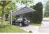 Ximax Einzelcarport My-Port Typ 150 Aluminium eloxiert 245,1x578,7 cm Edelstahl-Look
