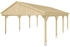 Skan Holz Doppelcarport Fichtelberg 618 x 808 cm natur