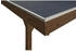 Skan Holz Einzelcarport Friesland inkl. EPDM-Dachfolie und H-Pfostenanker 314 x 860 cm nussbaum