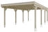 Skan Holz Einzelcarport Grunewald inkl. EPDM Folie 427 x 796 cm natur