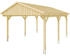 Skan Holz Einzelcarport Fichtelberg 423 x 566 cm natur