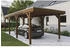 Skan Holz Einzelcarport Grunewald 321 x 796 cm Nussbaum