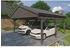 Skan Holz Doppelcarport Fichtelberg 618 x 566 cm Schiefer
