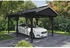 Skan Holz Einzelcarport Fichtelberg inkl. Pfostenanker 317 x 566 cm anthrazit