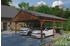 Skan Holz Doppelcarport Fichtelberg 618x808 cm 574 cm Einfahrtshöhe mit Dachlattung
