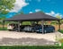 Skan Holz Doppelcarport Taunus 1176x634 cm 220 cm Einfahrtshöhe dunkelgrau