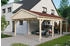 Skan Holz Einzelcarport Fichtelberg 423x808 cm 379 cm Einfahrtshöhe mit roten Schindeln