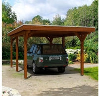 Skanholz Einzelcarport "Spessart" Leimholz 291 cm braun