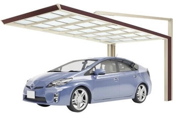 Ximax Einzelcarport My-Port Next Typ 60 Aluminium eloxiert 263x514,5 cm braun
