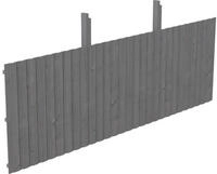 Skanholz Carport-R&uuml;ckwand aus Deckeschalung 20x120mm