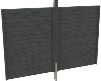 Skan Holz Rückwand Profilschalung Friesland Spreewald Wallgau 291 x 200 cm schiefer
