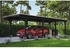 Skan Holz Einzelcarport Emsland inkl. Pfostenanker 354 x 846 cm anthrazit