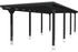 Skan Holz Einzelcarport Emsland inkl. Pfostenanker 354 x 846 cm anthrazit