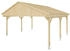 Skan Holz Doppelcarport Fichtelberg 618 x 566 cm natur