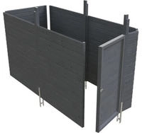 Skanholz Carport-Ger&auml;teraum "Abstellraum C1" aus Profilschalung