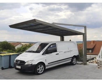 Ximax Einzelcarport My-Port Next Typ 60 Aluminium eloxiert 263x590,1 cm Edelstahl-Look