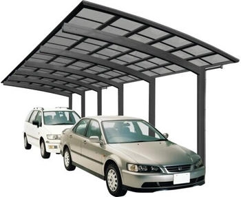 Ximax Doppelcarport Portoforte Typ 110 Tandem Aluminium eloxiert 270,4x982,6 cm schwarz