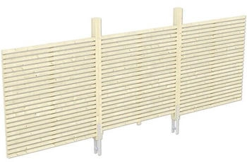 Skan Holz R&uuml;ckwand Rhombus 550 x 160 cm natur