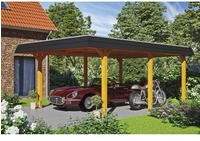 Skanholz Einzelcarport "Wendland" Leimholz 341 cm hellbraun