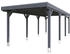 Skan Holz Einzelcarport Grunewald 321 x 796 cm Schiefer