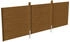 Skan Holz Rückwand Profilschalung Friesland Spreewald Wallgau 550 x 200 cm nussbaum
