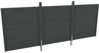 Skanholz Carport-R&uuml;ckwand aus Profilschalung