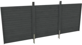 Skan Holz Rückwand Profilschalung Friesland Spreewald Wallgau 550 x 200 cm schiefer