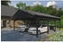 Skan Holz Doppelcarport Fichtelberg inkl. Pfostenanker 618 x 808 cm anthrazit