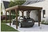 Skan Holz Einzelcarport Grunewald inkl. EPDM Folie 321 x 554 cm Nussbaum