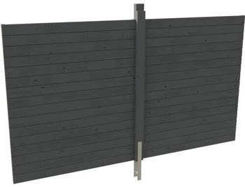 Skan Holz R&uuml;ckwand Profilschalung Friesland Spreewald Wallgau 355 x 200 cm schiefer