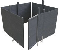 Skanholz Carport-Ger&auml;teraum "Abstellraum C2" aus Profilschalung