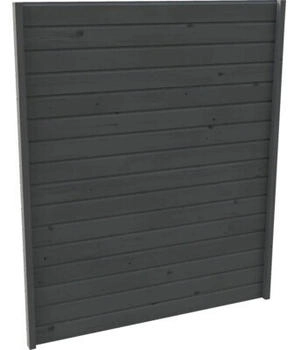 Skan Holz Seitenwand Profilschalung Friesland Spreewald Wallgau 141 x 200 cm schiefer