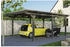 Skan Holz Einzelcarport Emsland inkl. EPDM Folie Pfostenanker 404 x 604 cm schiefer