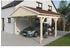 Skan Holz Einzelcarport Fichtelberg inkl. Dachschindeln rot 423 x 566 cm natur
