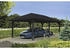 Skan Holz Einzelcarport Taunus inkl. Pfostenanker 439 x 786 cm anthrazit