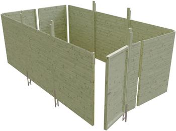 Skan Holz Ger&auml;teraum Profilschalung Friesland Spreewald Wallgau 573 x 317 x 200 cm kesseldruckimpr&auml;gniert
