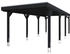 Skan Holz Einzelcarport Grunewald inkl. Pfostenanker 321 x 796 cm anthrazit