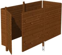 Skanholz Carport-Ger&auml;teraum "Abstellraum C3" aus Profilschalung