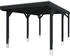 Skan Holz Einzelcarport Grunewald inkl. Pfostenanker 321 x 554 cm anthrazit
