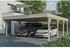 Skan Holz Doppelcarport Grunewald 622 x 796 cm natur