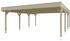 Skan Holz Doppelcarport Grunewald 622 x 796 cm natur