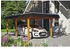 Skan Holz Einzelcarport Wendland schwarze Blende inkl. Pfostenanker 362 x 628 cm eiche hell