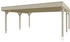 Skan Holz Doppelcarport Grunewald inkl. EPDM Folie 622 x 554 cm natur