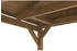 Skan Holz Einzelcarport Fichtelberg inkl. Dachschindeln schwarz 317 x 566 cm Nussbaum
