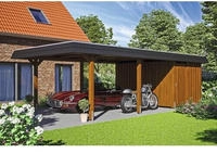 Skanholz Einzelcarport "Wendland" Leimholz 341 cm braun