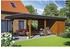 Skan Holz Einzelcarport Wendland schwarze Blende inkl. Abstellraum EPDM Folie Pfostenanker 409 x 870 cm nussbaum