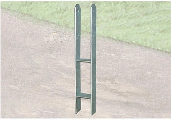 Weka H-Anker-Set f&uuml;r Carport Optima DeLuxe (Gr. 2) (10 Anker f&uuml;r 12 x 12 cm Pfosten)