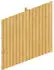 Skan Holz Emsland Carport Rückwand Deckelschalung 362x330cm Eiche hell (210916-01)