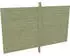 Skan Holz Friesland Carport Rückwand Profilschalung 363x330cm kesseldruckimprägniert (324224)