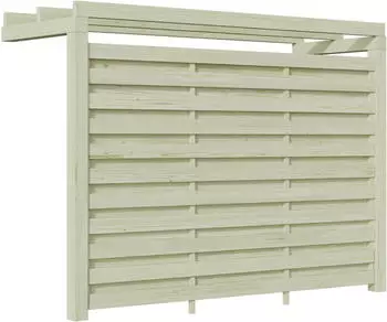 Weka Carport R&uuml;ckwand kesseldruckimpr&auml;gniert 19mm (600.193.040.000)